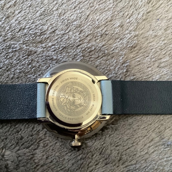 Versace Women's V-Flare Swiss Made Quartz Triple Wrap Leather Strap Watch - Picture 10 of 12